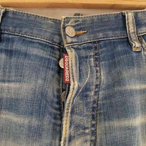 ディースクエアード DSQUARED2 ボタンフライデニムパンツ メンズ  54